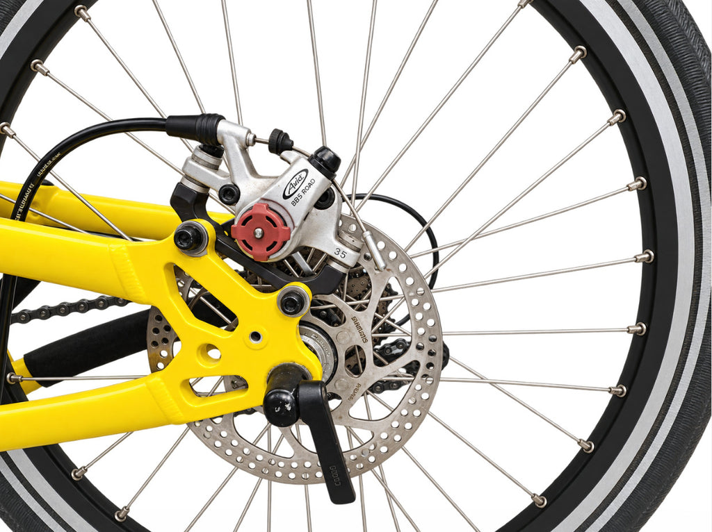 Airnimal Joey Explore Drop - 24” Folding Bike – Custom Yellow