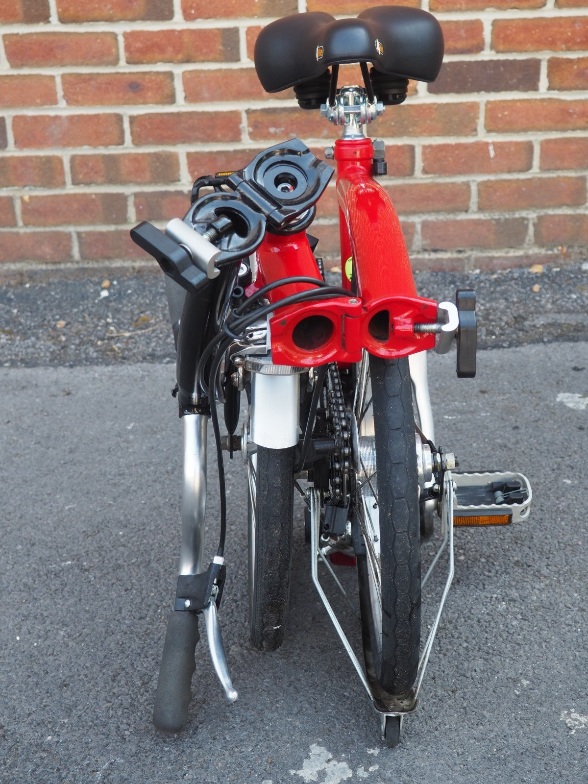Brompton M3L Folding Bike, Red, 3-Speed — Original Owner Since 2000, Low Mileage