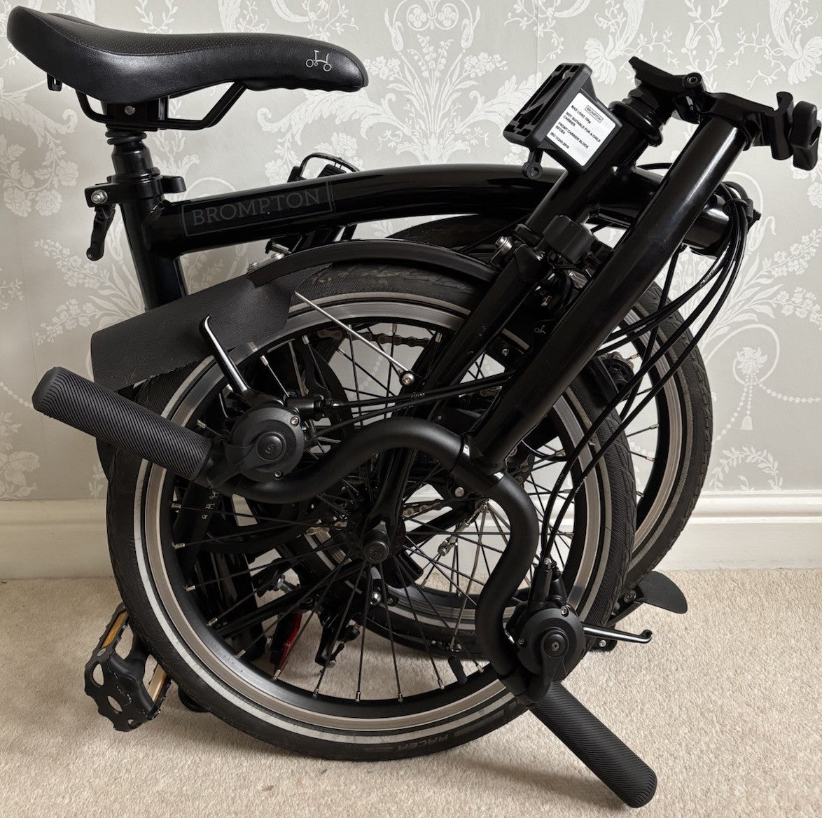 2022 Brompton C Line 6 Speed Black Edition Folding bicycle - Test Ridden Only