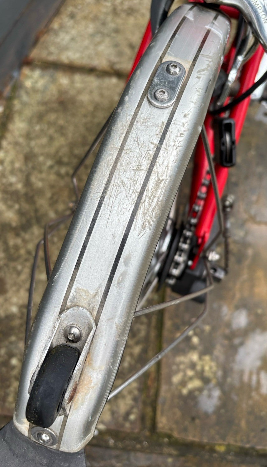 Brompton M3L - C Line equivalent Folding bicycle in Red - Part Exchange to Clear