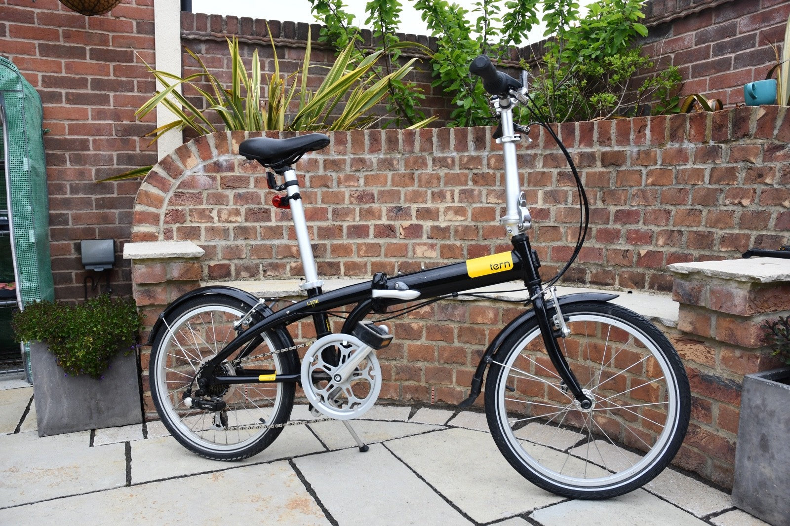 Tern Link C7 Folding Bike Black adjustable size - unisex