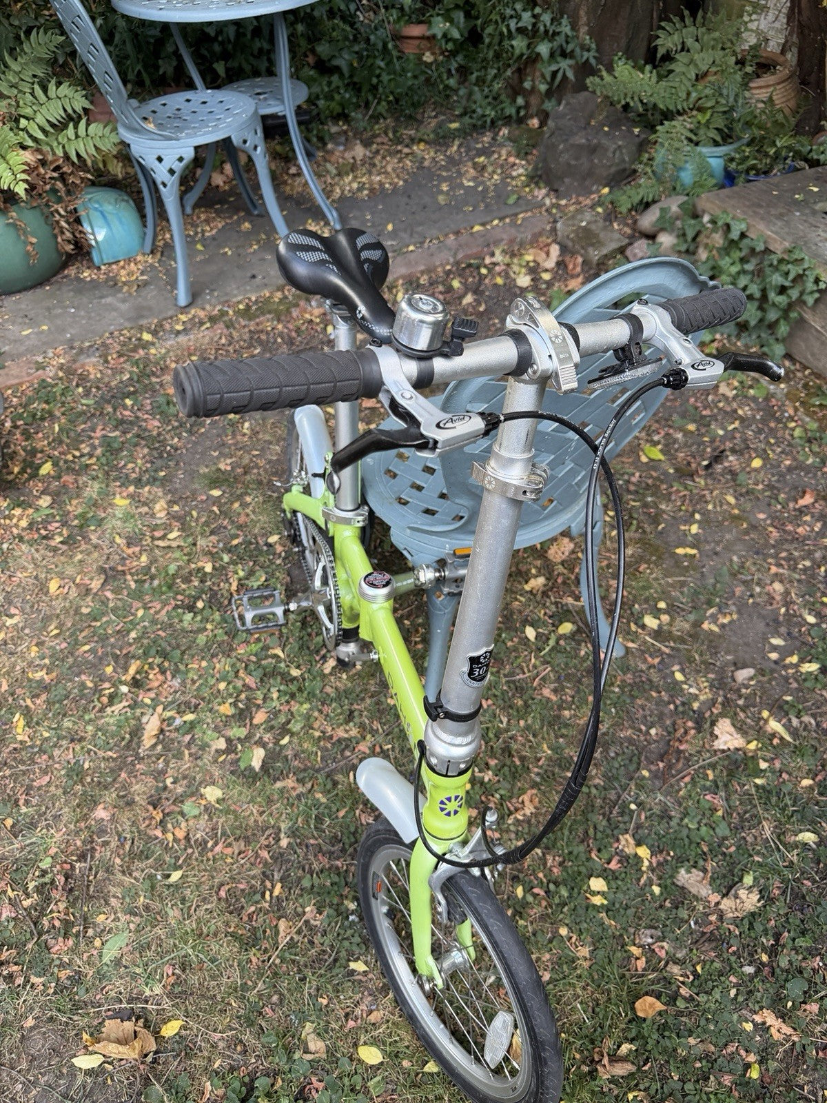 Dahon Jifo 16 Folding Bike 16in Wheels Green/Silver Flat Bar