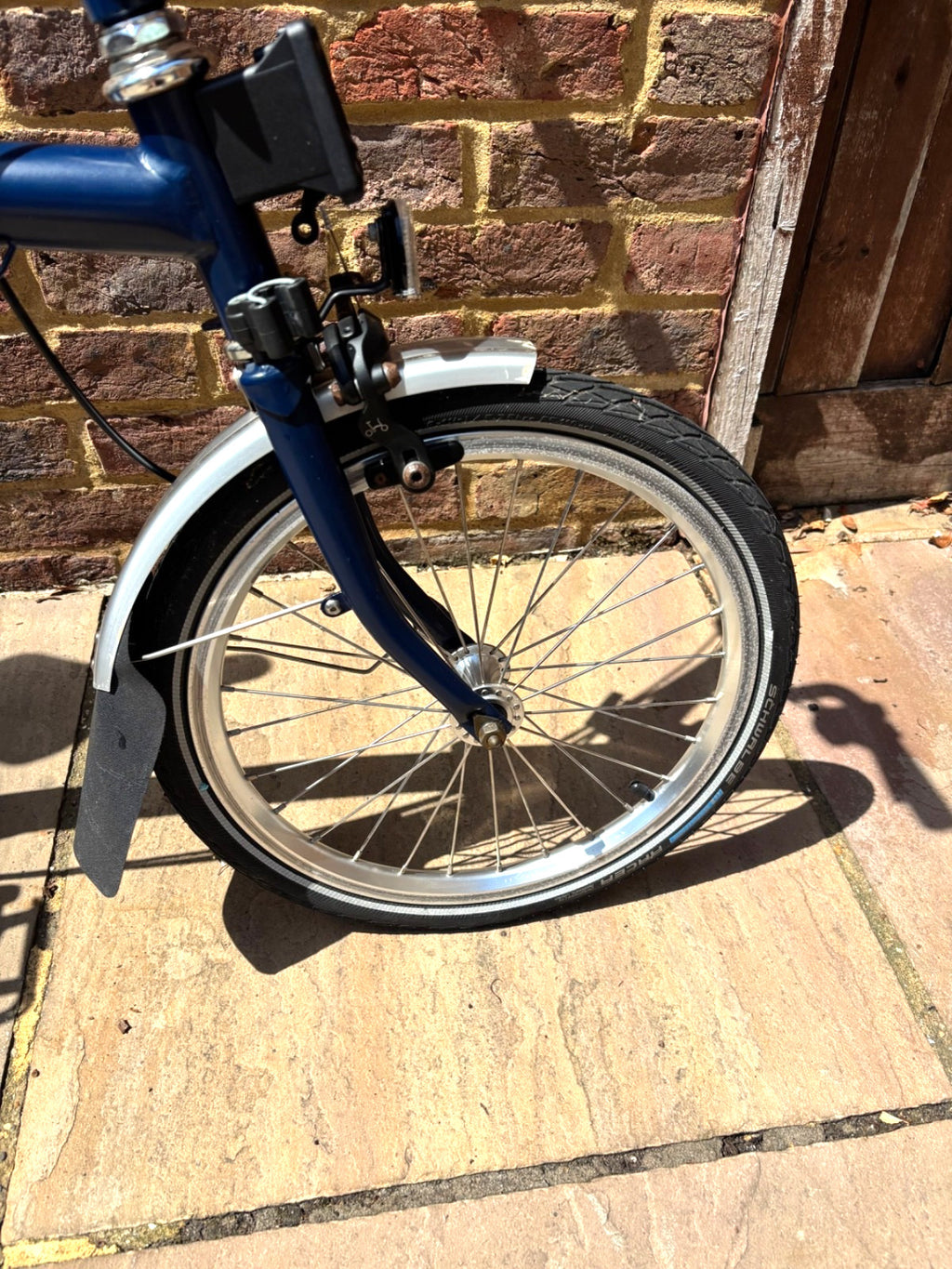 Brompton M6L Folding Bike - Blue - Good Condition