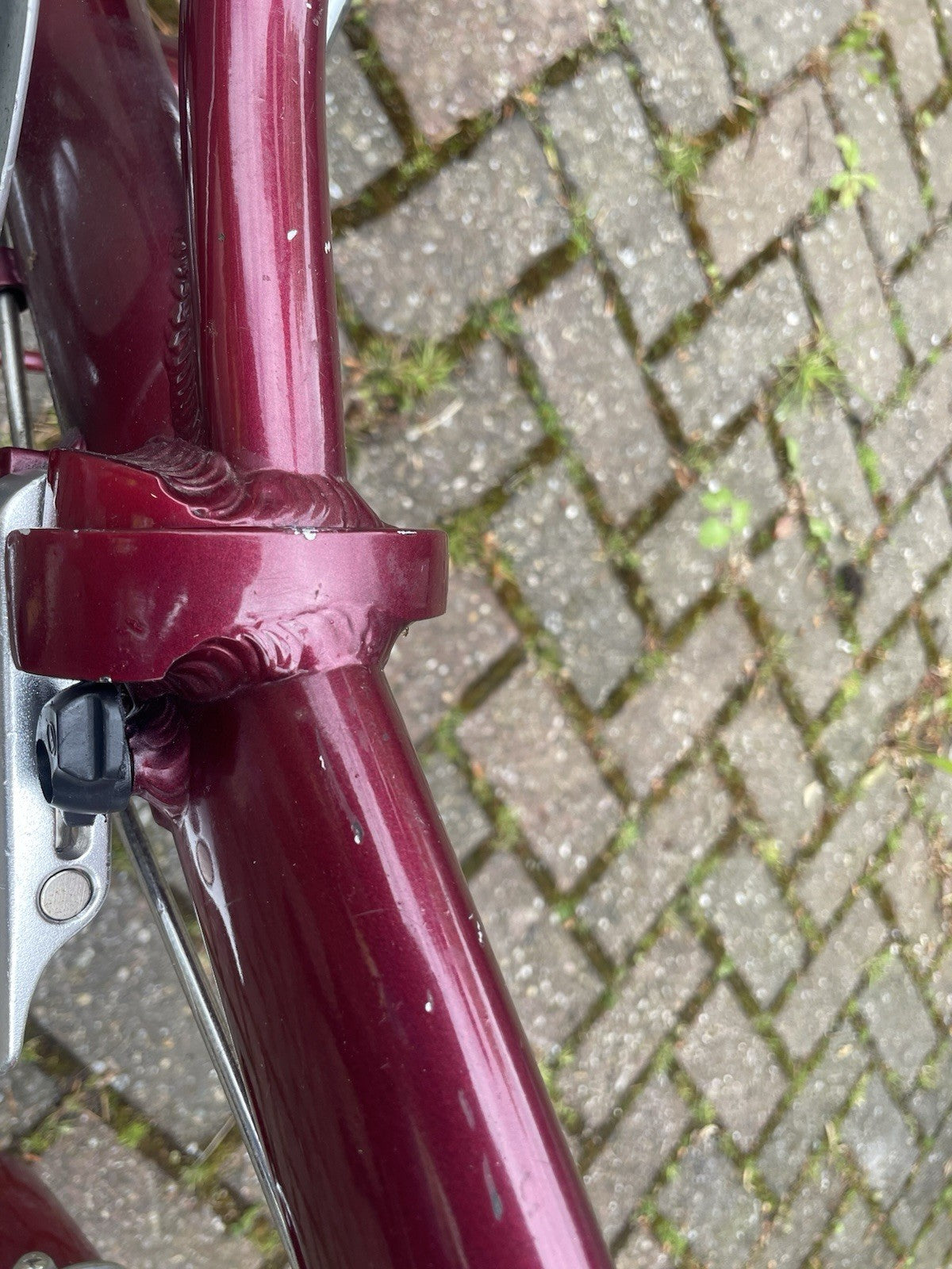 Dutch Style Folding Women’s Bike With 7 Speeds, Mudguards And Pannier Rack