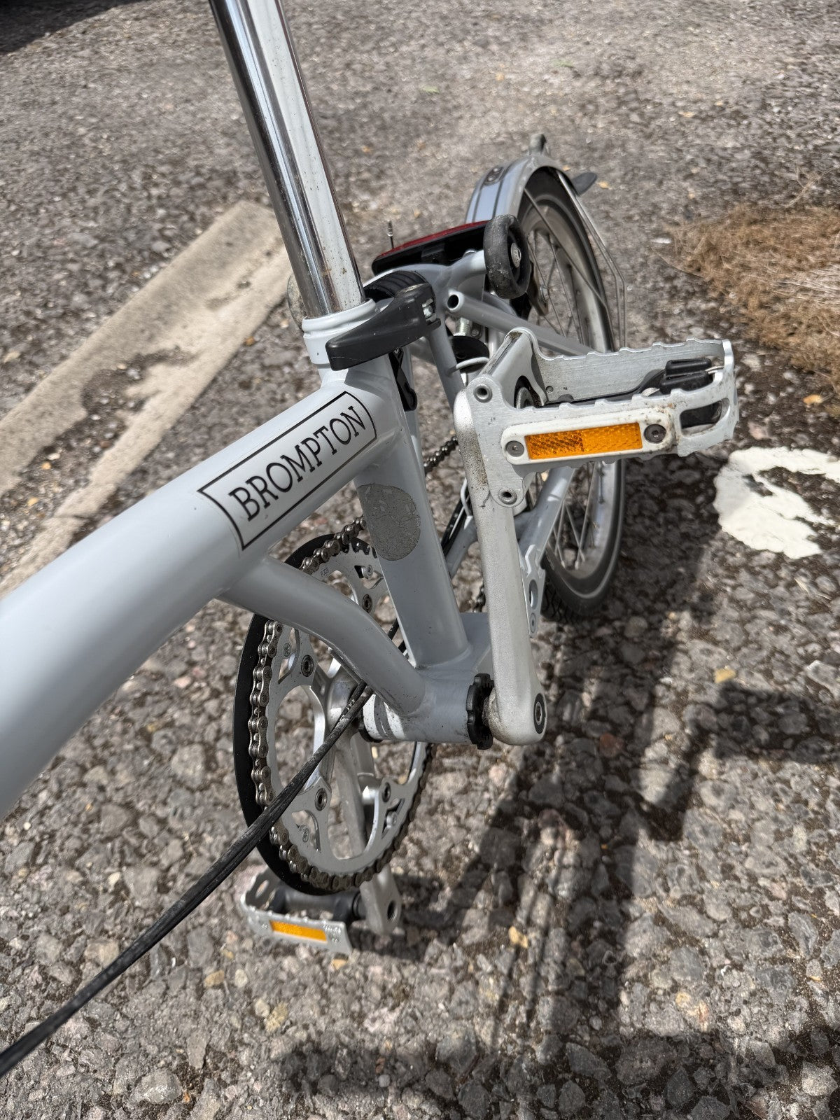 Brompton M3L Folding Bike (2017) – Grey – Original Owner – Receipt/BikeRegister