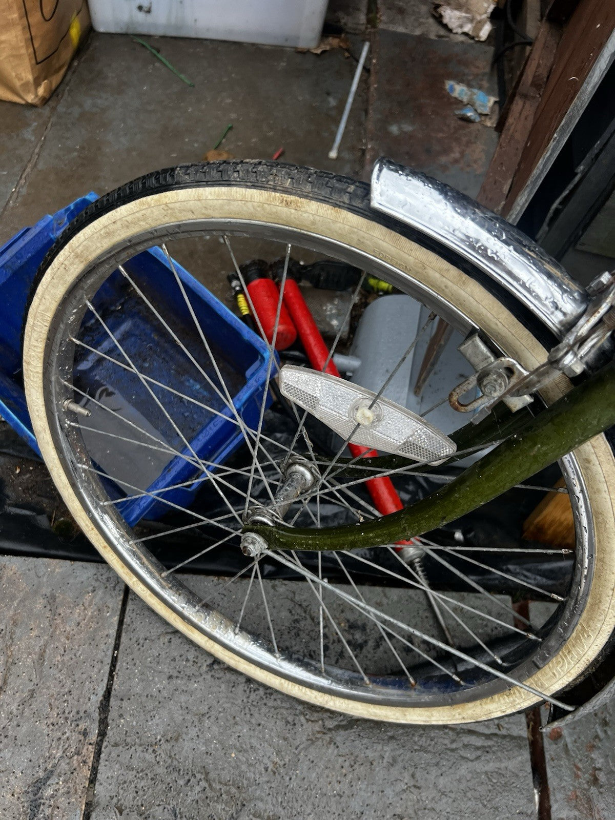 Stowaway Rayleigh Folding Bicycle Vintage Retro Bike 1980s Good Condition VGC