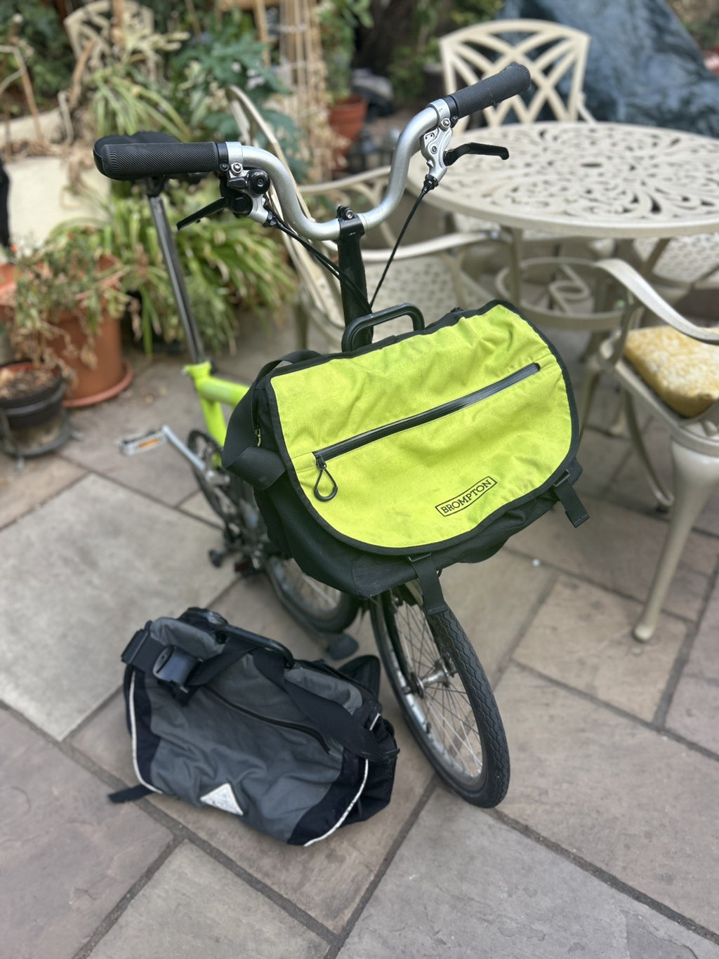 2018 Brompton M3L Folding Bike - Lime Green - Premium Bundle with 2x S-Bags