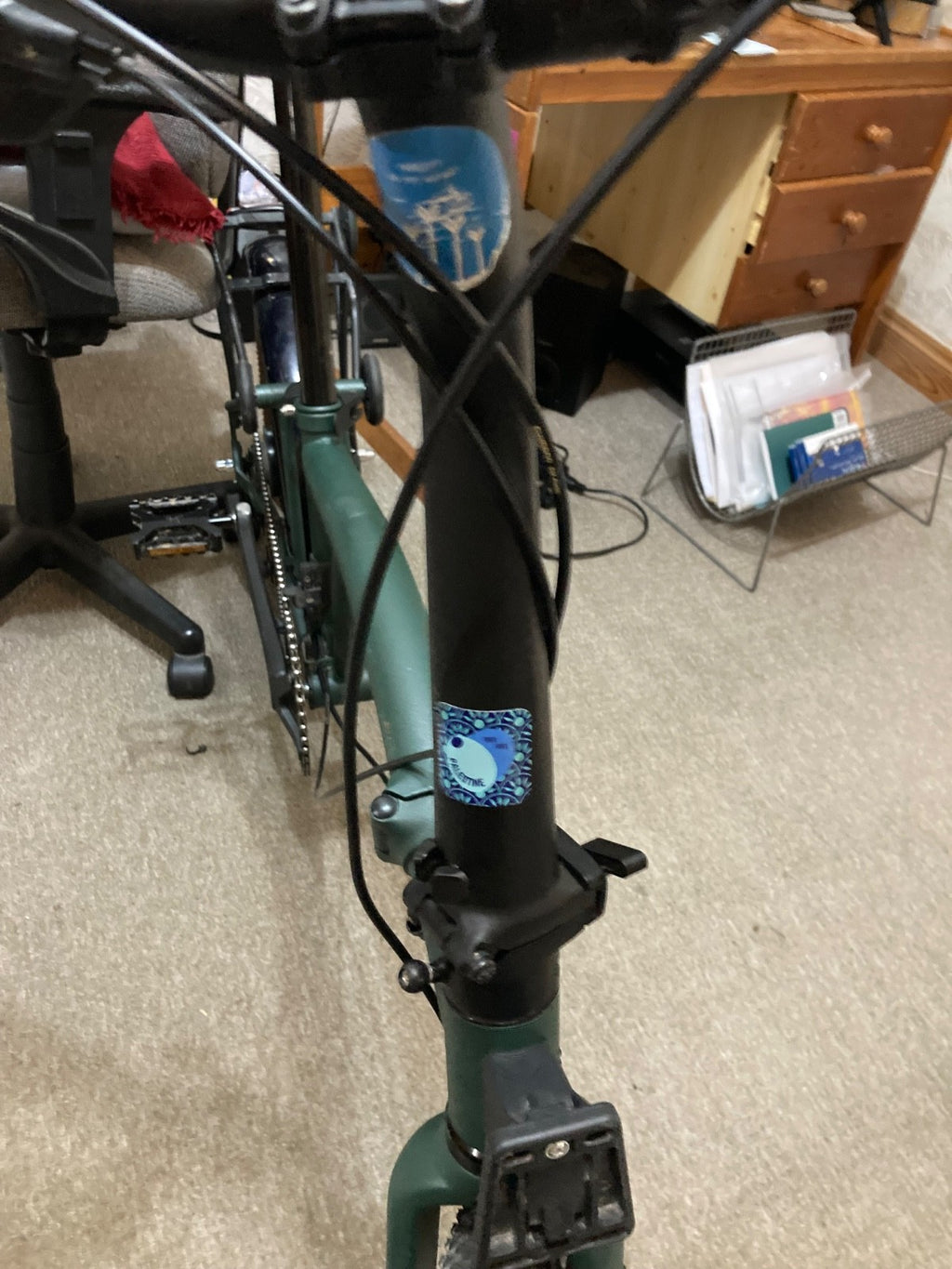 Brompton G Line S/M folding bike.