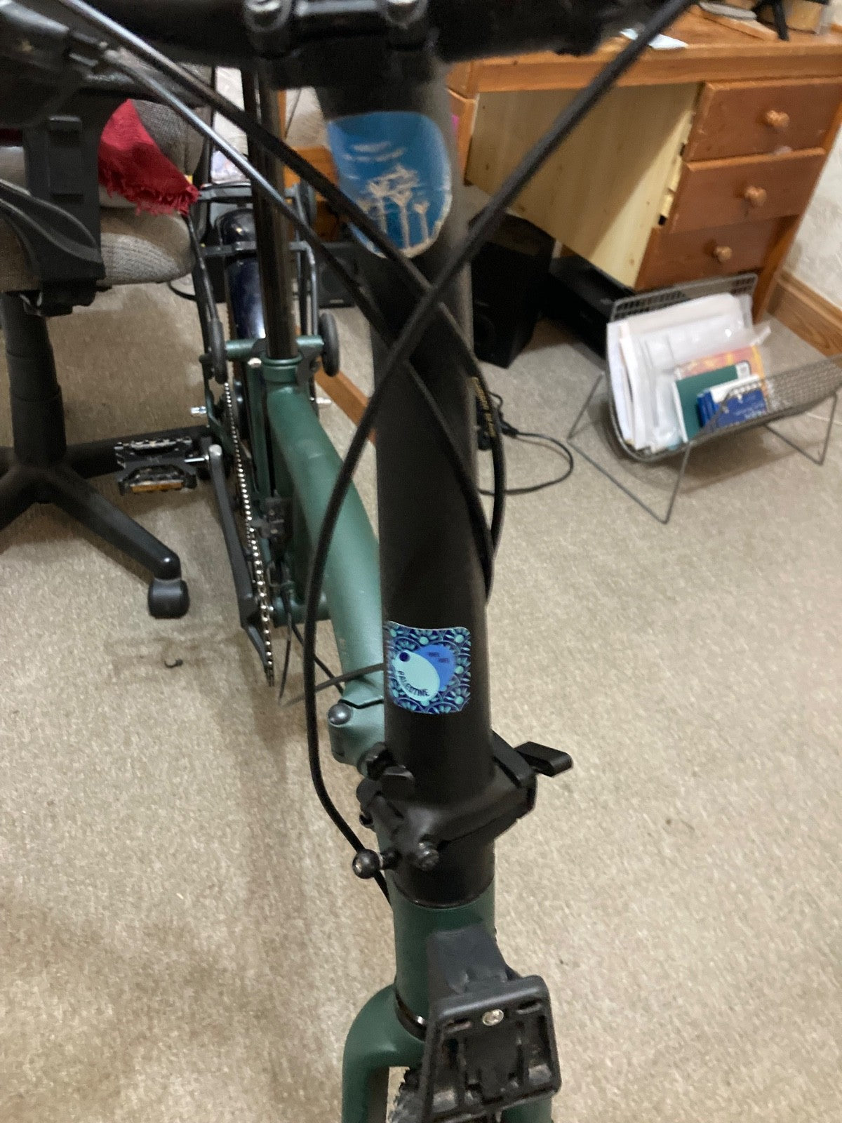 Brompton G Line S/M folding bike.