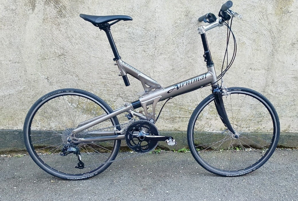 Airnimal Chameleon Elite Titanium folding bike. Absolutely stunning!
