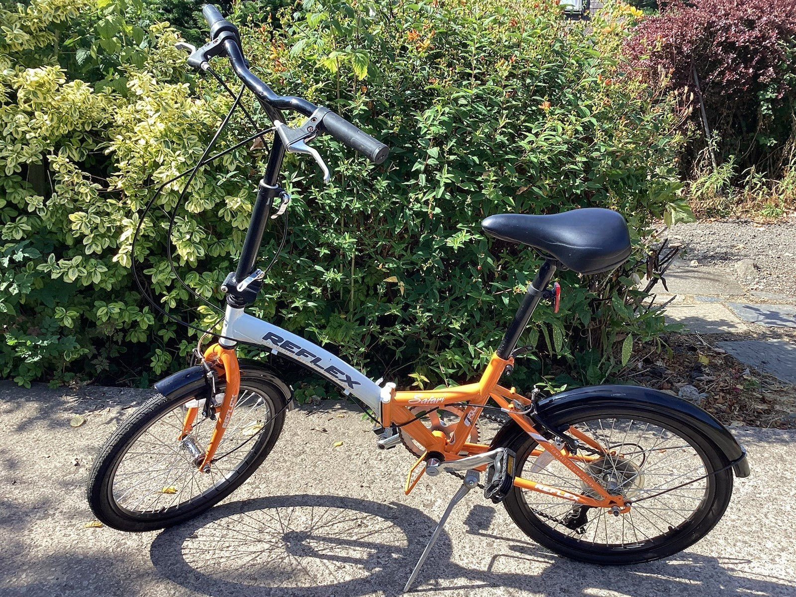 Two adult folding bikes