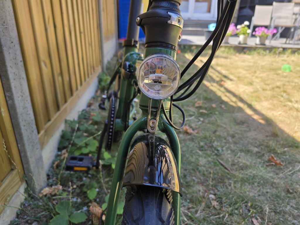 Mycle Compact Folding Bike - Green - 20" Wheels.