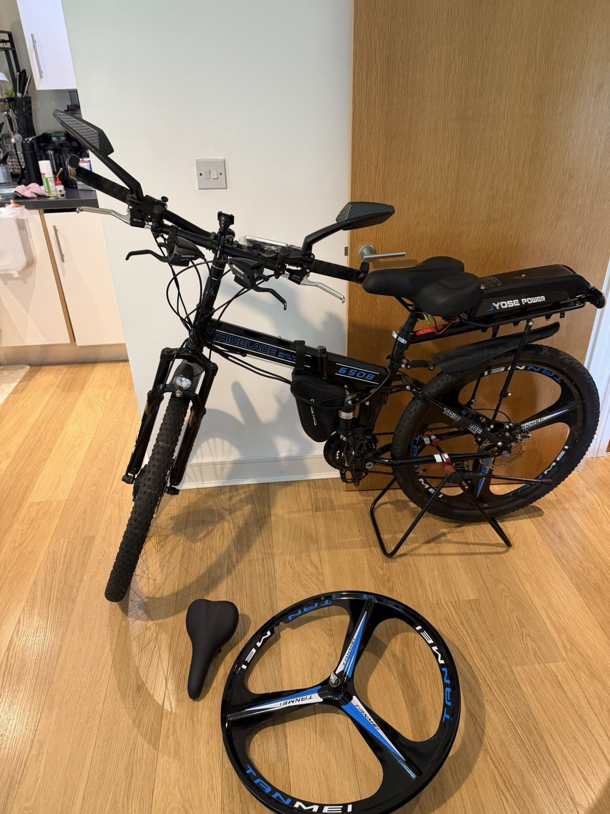 Trioblade Folding  Bike – 250W Motor – 36V 13Ah Battery