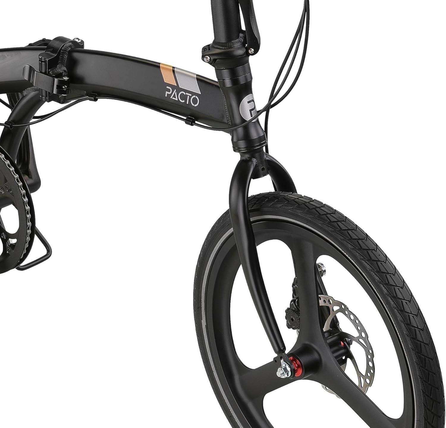 Folding Bike 20" Aluminum Frame, Disc Brakes, 6-Speed, Lightweight & Portable
