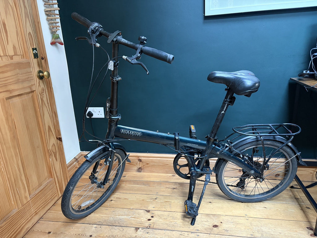 Bickerton Portable Junction 1507 Folding Bicycle in Green, Fully Working