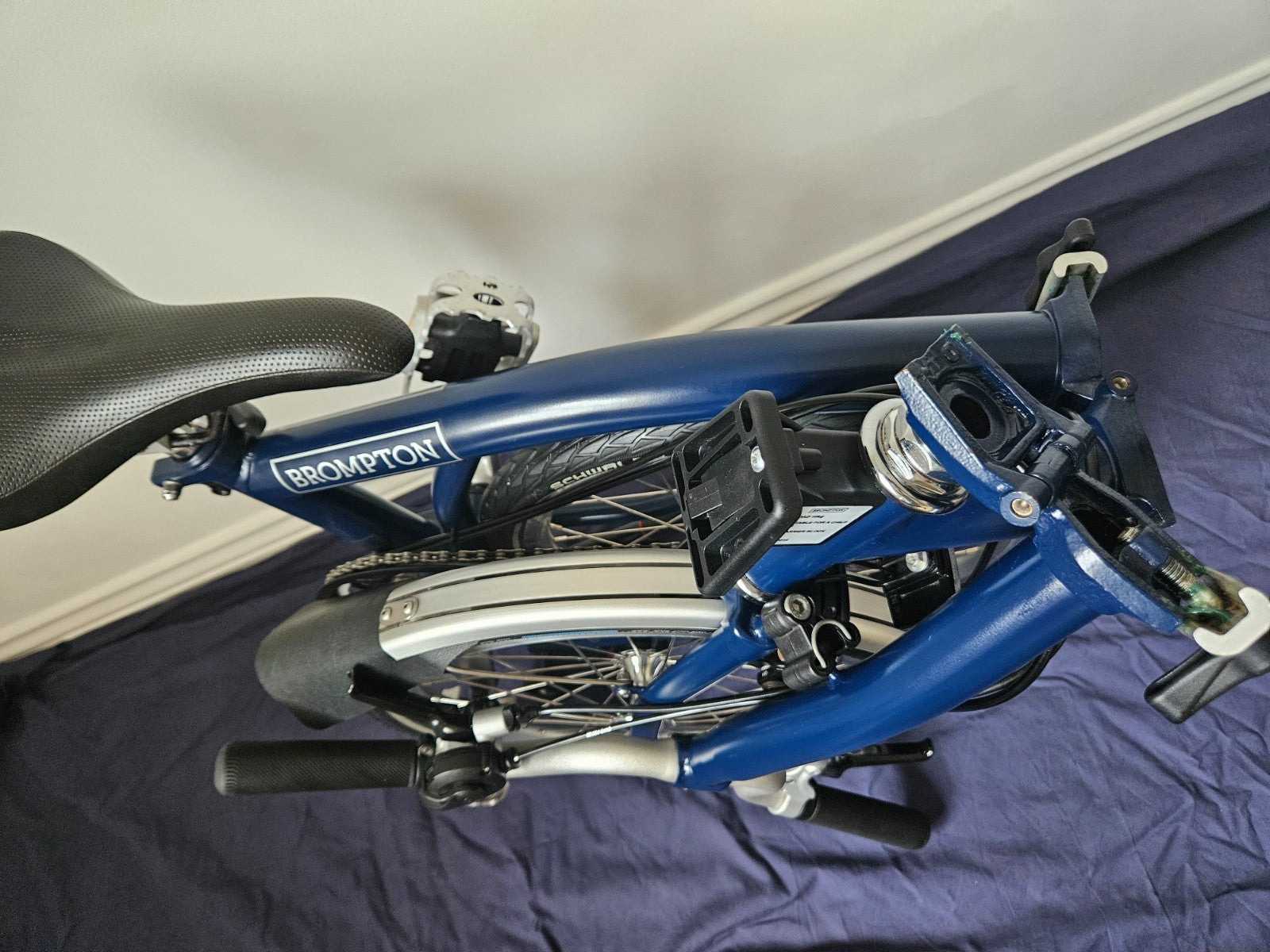 Brompton M3L - 3 Speed - C Line - Mid- Tempest Blue