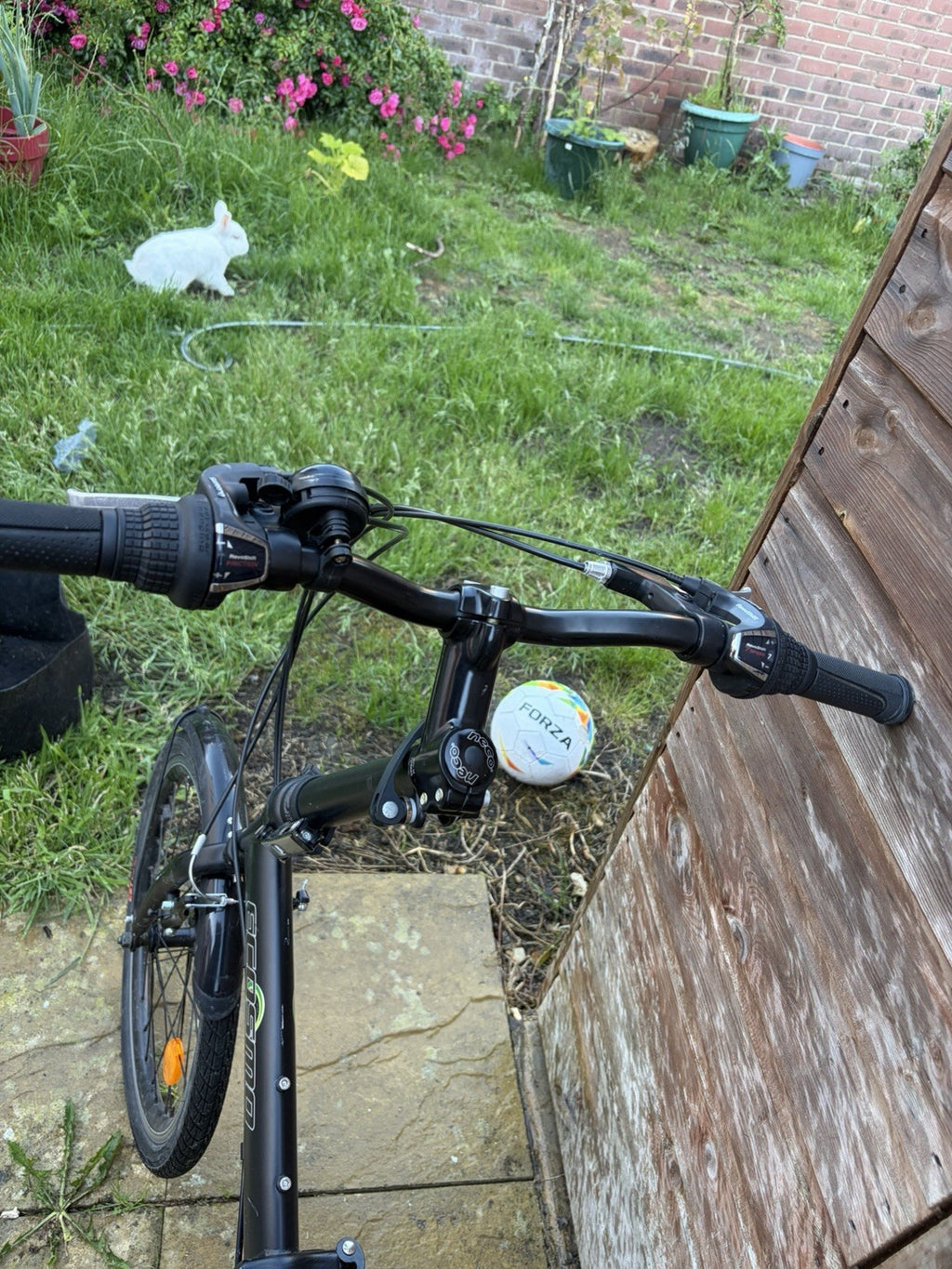 Ecosmo 20 in Folding Bike Black, Rear Rack, Mudguards, Reflectors
