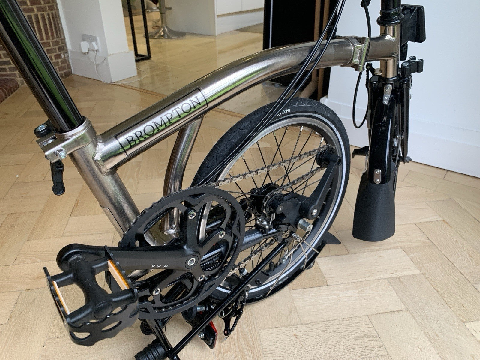 Brompton Folding Bicycle Nickel Edition 2016 Brand New Collection Item