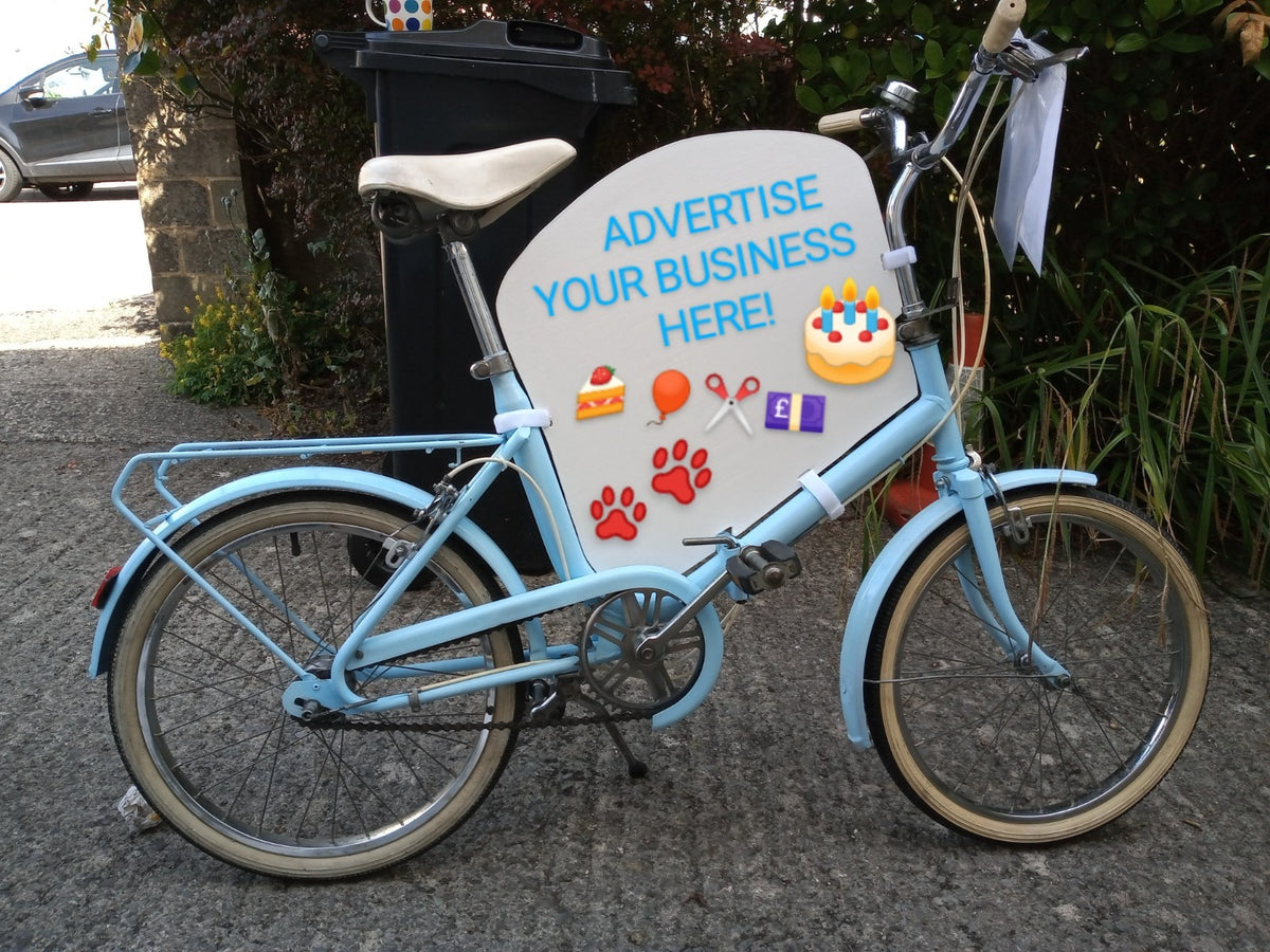 Folding Sicur Brevettato advertising bicycle