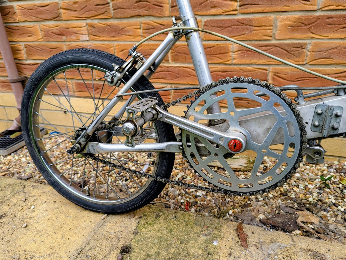 Vintage Aluminium Bickerton Portable Folding Bike Compact Portable & Carry Bag