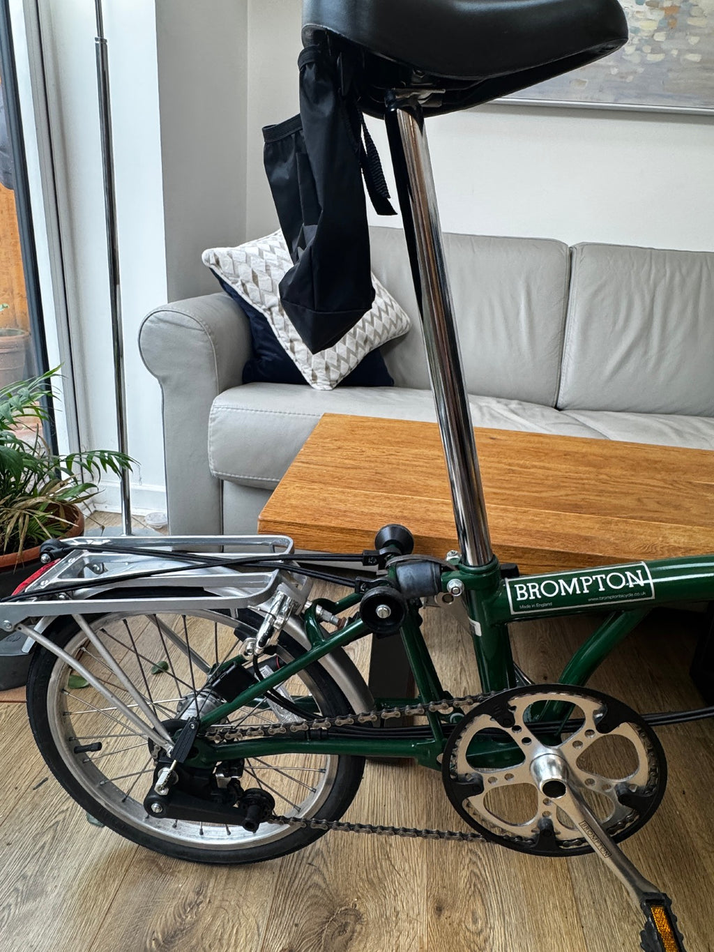 Classic 6-Speed Brompton Folding Bicycle B - Racing Green - MINT