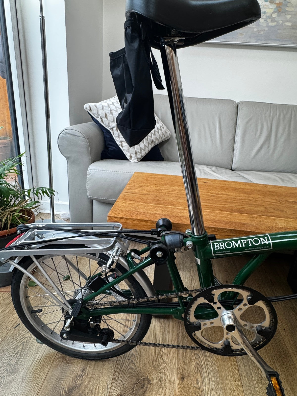 Classic 6-Speed Brompton Folding Bicycle B - Racing Green - MINT