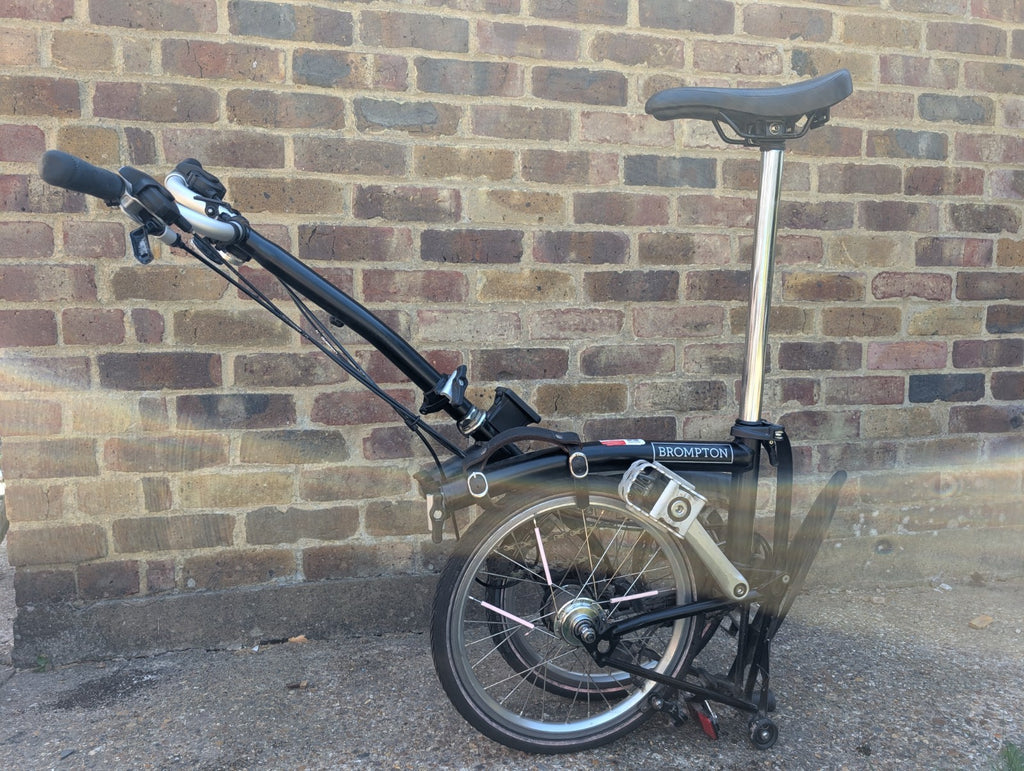 Brompton H6L Folding Bike – 2021 – Black – 6 Speed – Good Condition