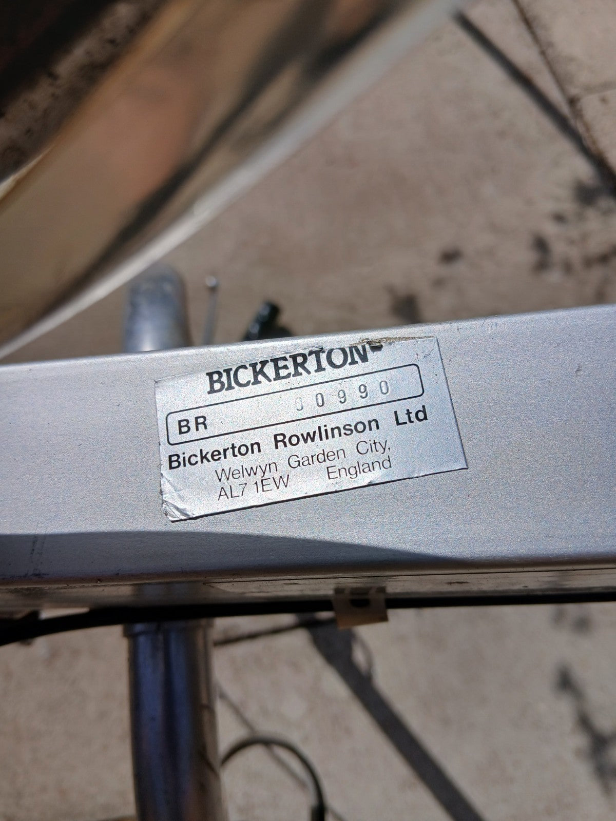 Bickerton 'Portable' Folding Bike 1984 3-Speed Light Weight UK Design Classic