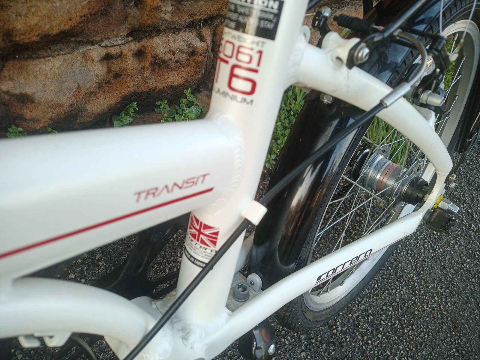 Carrera Transit 20-inch Folding Aluminium Light Weight 3 speed Bike VGC