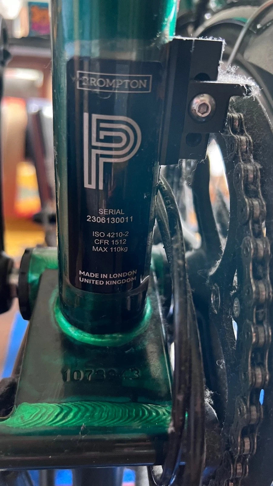Brompton P Line 4-Speed - Urban Low Handlebar Folding Bike - Emerald Green LTD!