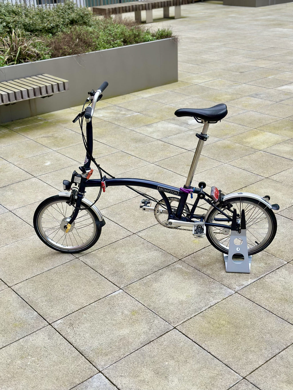 Brompton C Line 3 Speed H3L 2021 Folding bicycle in Navy - Top Condition