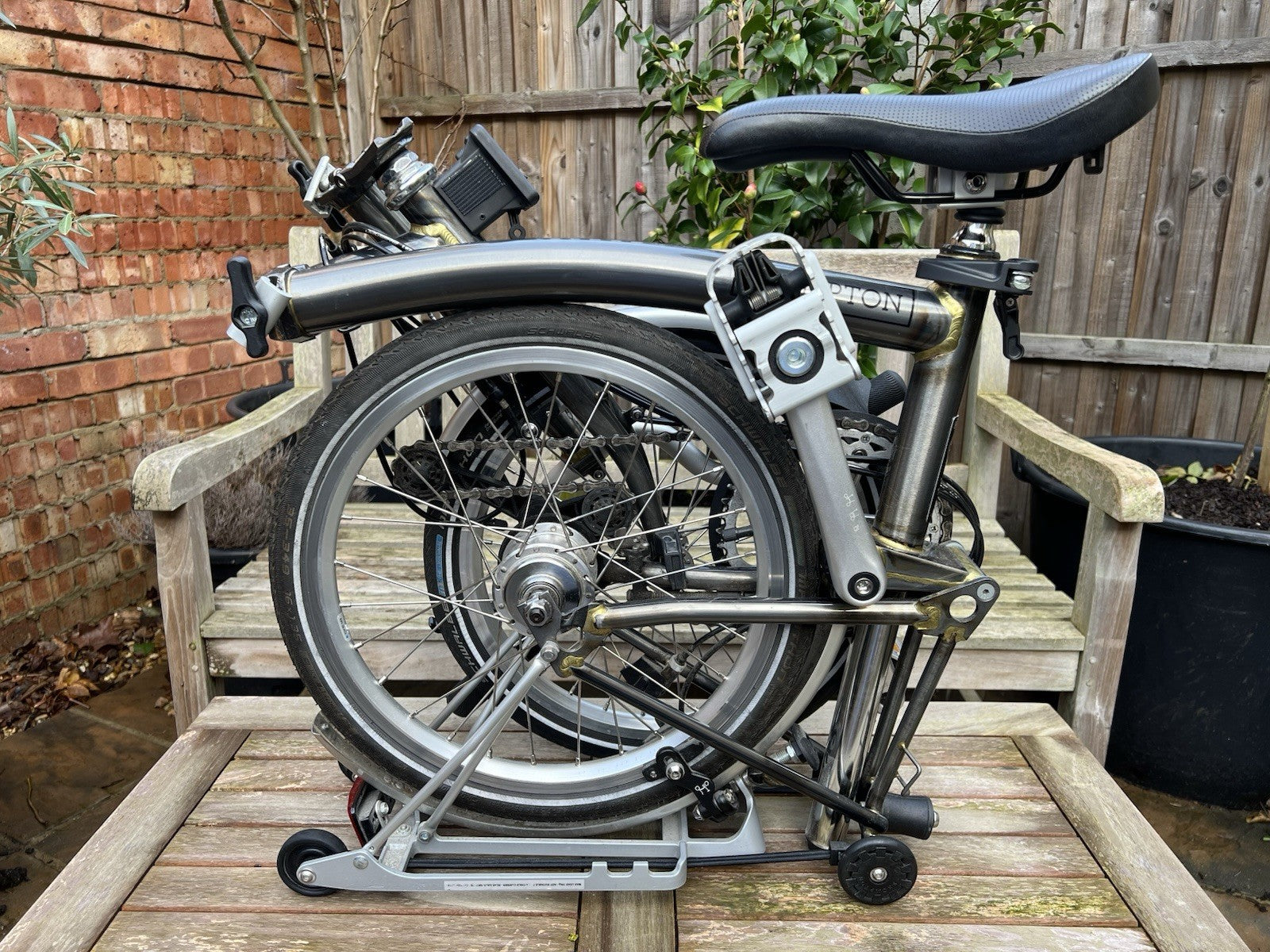 Brompton Raw Lacquer 6-speed Bicycle