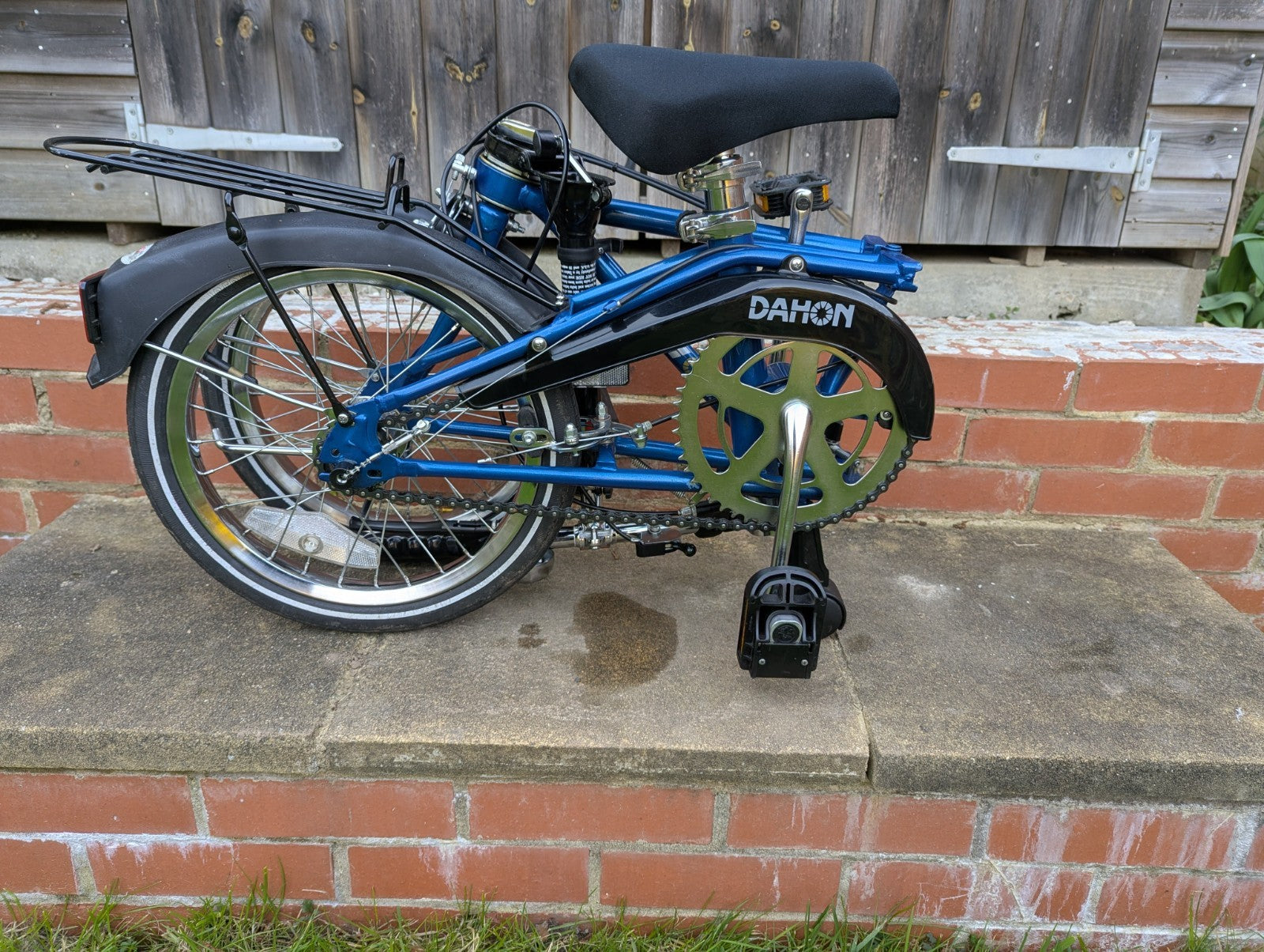 Vintage Dahon Classic III Folding Bike – 3-Speed Sturmey Archer (Blue)
