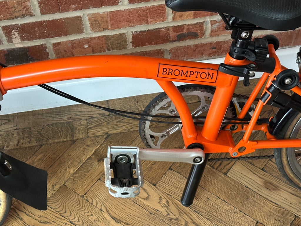 Brompton S2L Folding Bike Orange 2 Speed - 2019 Bicycle Fold Up S2 L