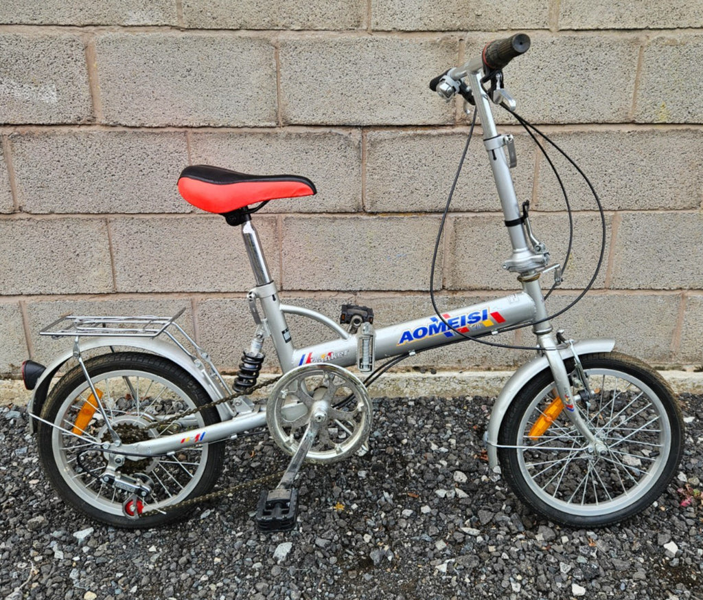 Aomeisi Hanker Folding Bike, 5 Speed, 16" Wheels, 12" Frame, Rear Suspension VGC