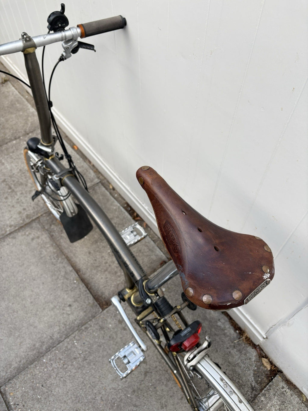 2015 Brompton Raw Lacquer Folding Bike 3 Speed