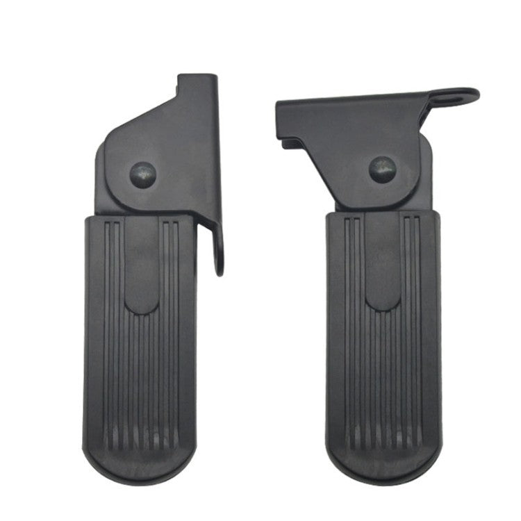 Electric Vehicle Folding Footrest Pedal, 5cm Iron, Anti-Slip Rubber, for Mopeds