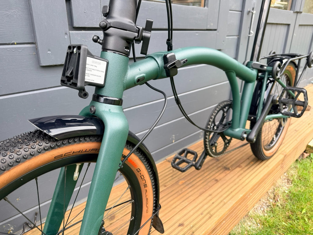 Brompton G Line Folding Bike – Roller Frame – 8 Speed – Forest Green – Medium
