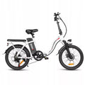 20" Portable Commuter Bike 36V 12AH Folding City Bike 7 Speed -CY20R White