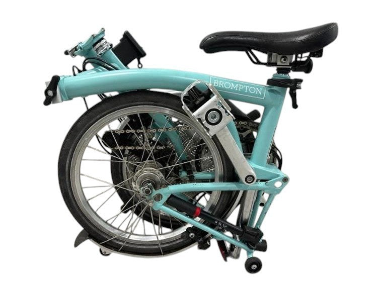 Brompton C Line M6L (6 Speed) folding bicycle - Turkish Green