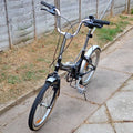 Challenge Flex Folding Bike 20in Wheels 6 Speed w/ Mudguards Black/Silver