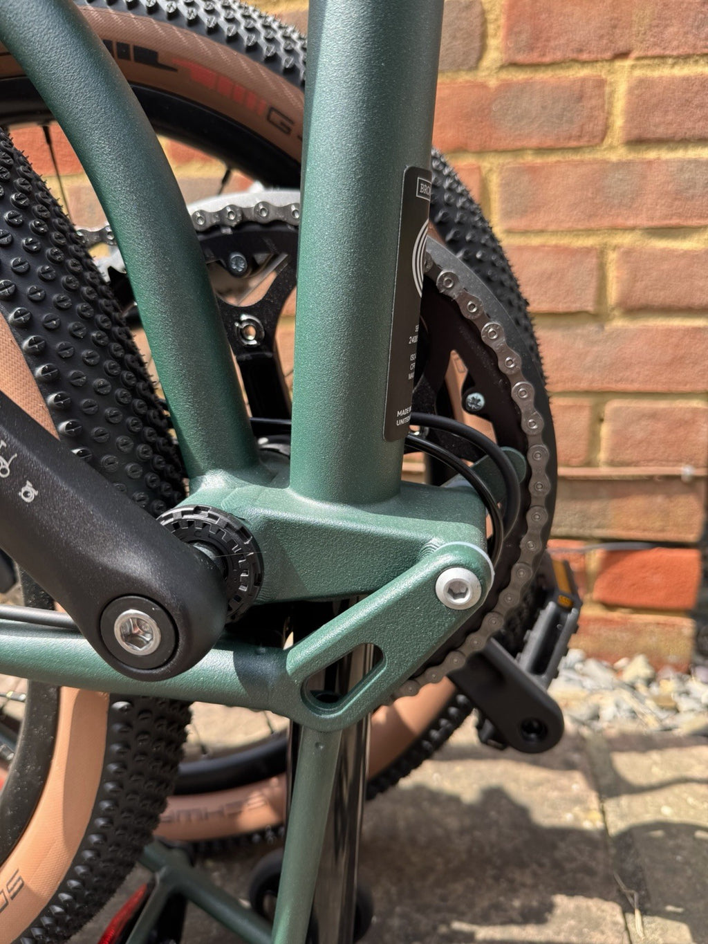 Unused, Brompton G-Line Folding Bike, Large, Forest Green
