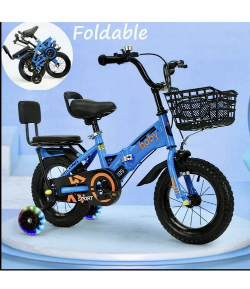 12inch Kids Bike Bicycle Children Boys Foldable Cycle Removable Stabiliser