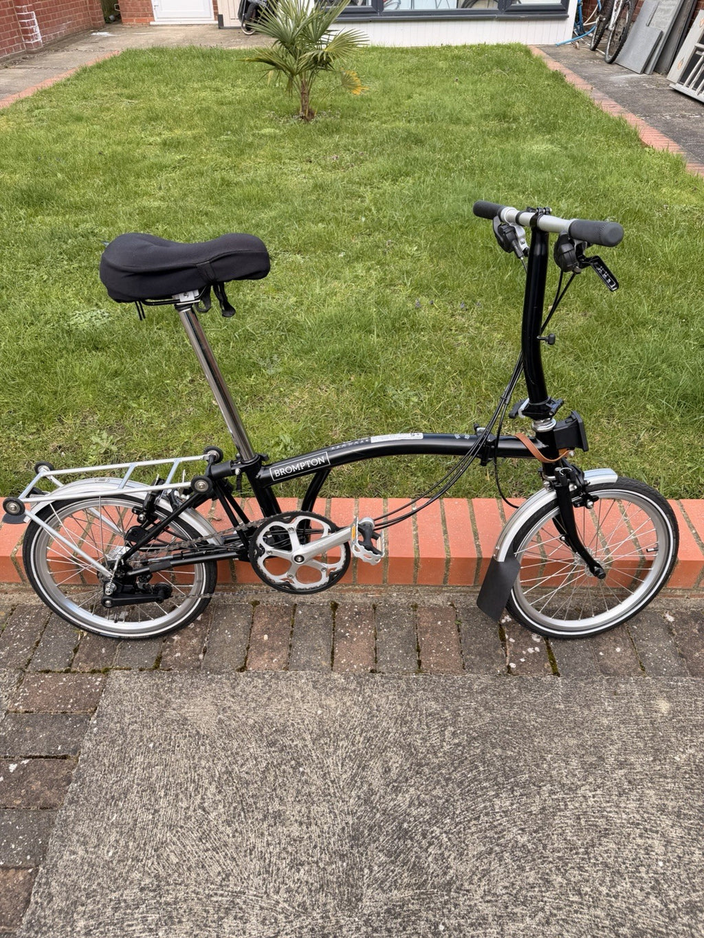 Brompton Folding Bike 6-Speed Black Satin