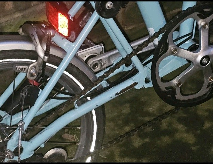 Brompton M3L 3 Speed Folding Bike Blue Sturmey Archer Hub + Pump Christmas Gift