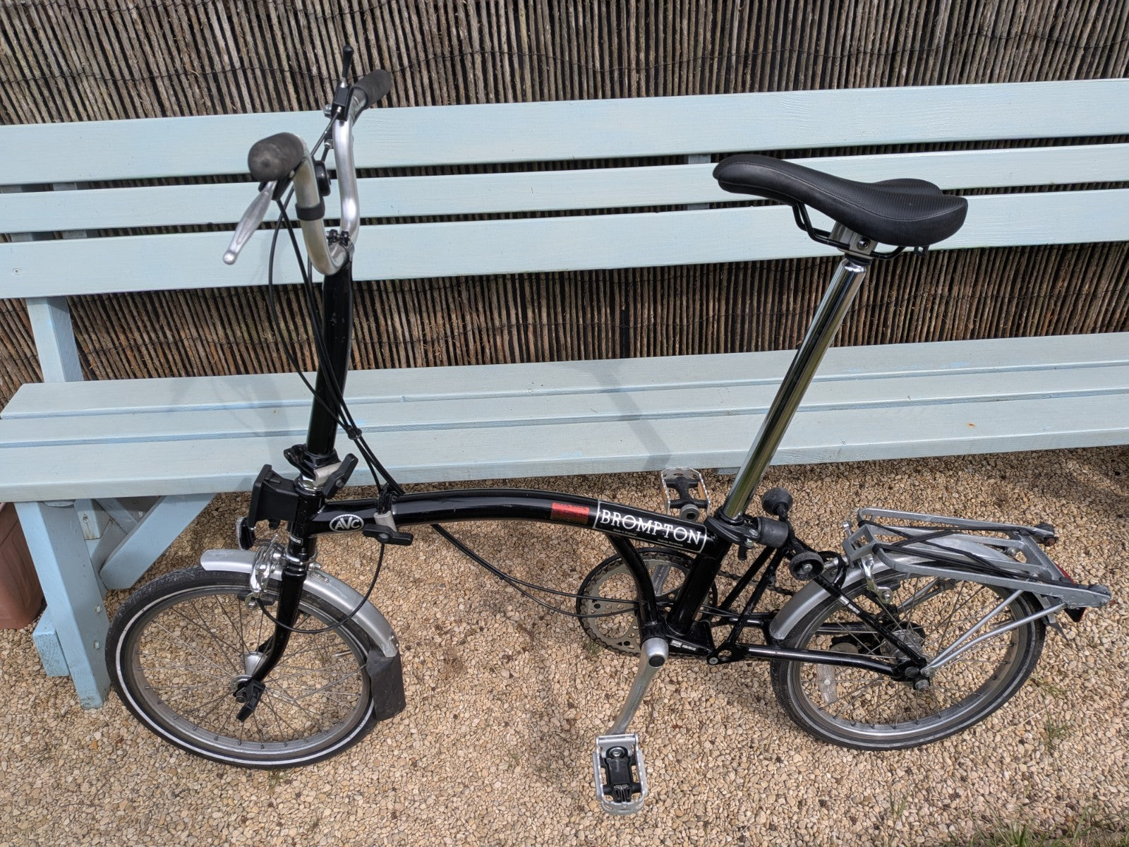 Classic Brompton Folding Bike Folder 3-Speed, Black, Upgraded (=M3R)