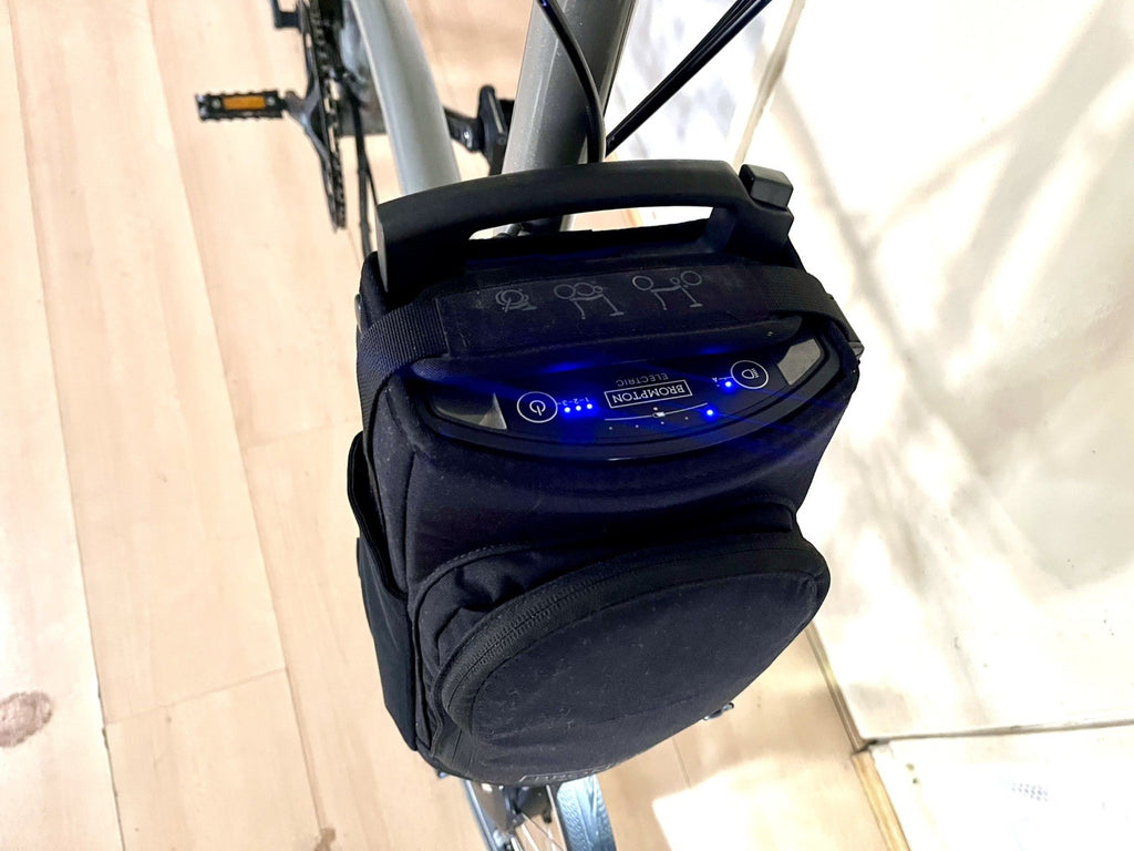 Brompton P Line 2023 4-Speed, Storm Grey, Mid Handlebar