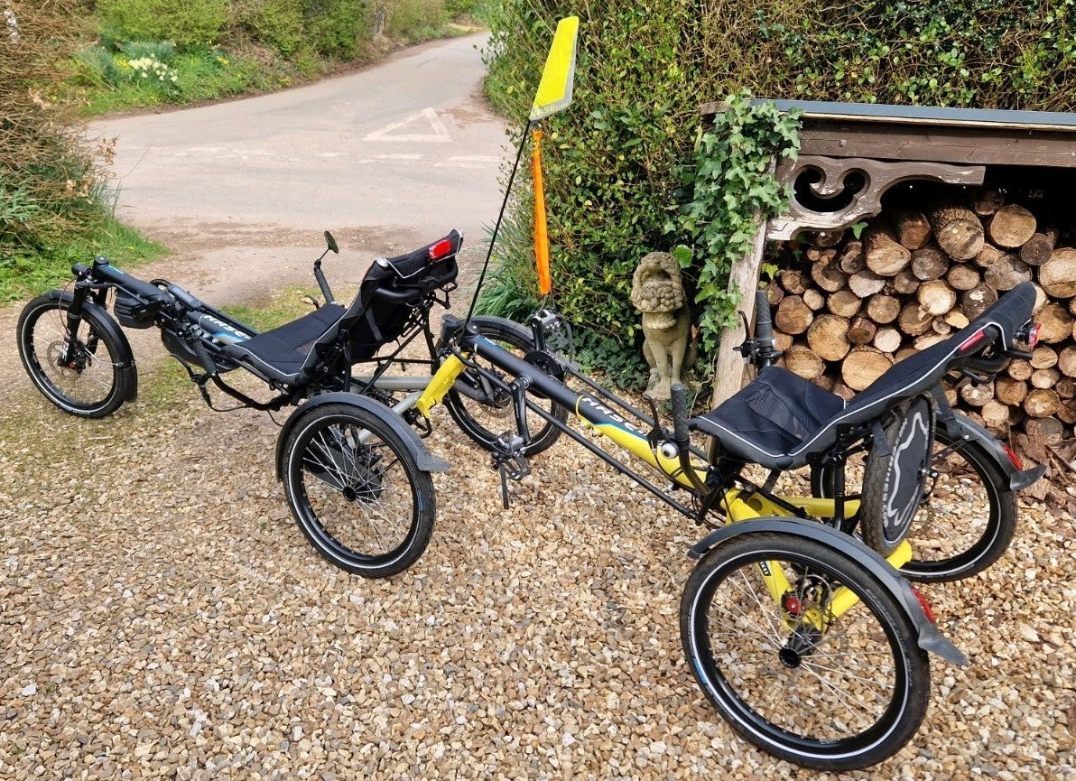 2021 Hase Bikes Kettwiesel /Trix childs  Folding Recumbent trike tandem.🦚