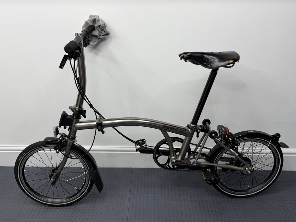 Brompton S6L Nickel Edition Superlight Titanium - Mint Condition