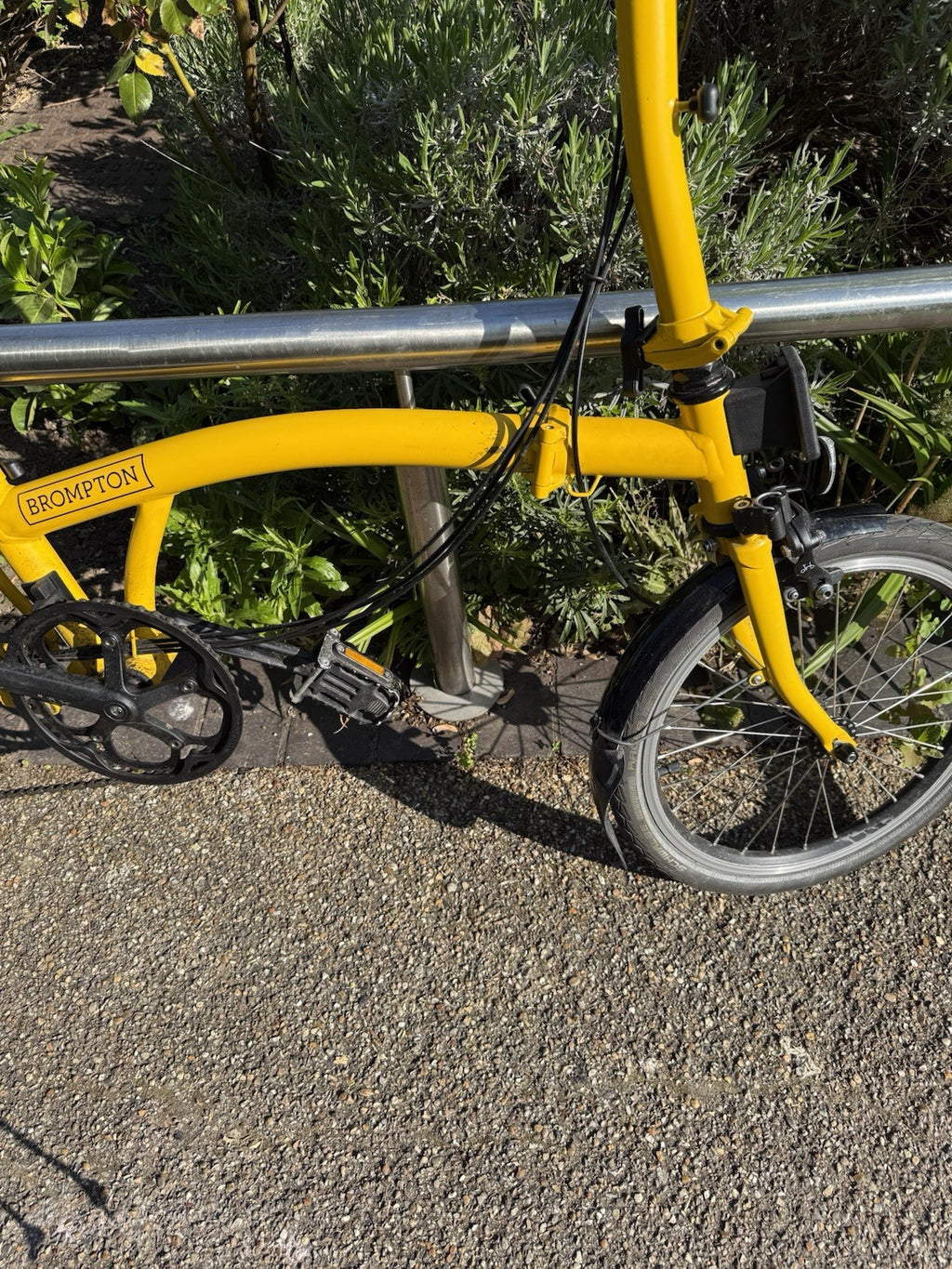 BROMPTON C LINE 12-SPEED FOLDING BIKE 2025 IN BUMBLEBEE YELLOW